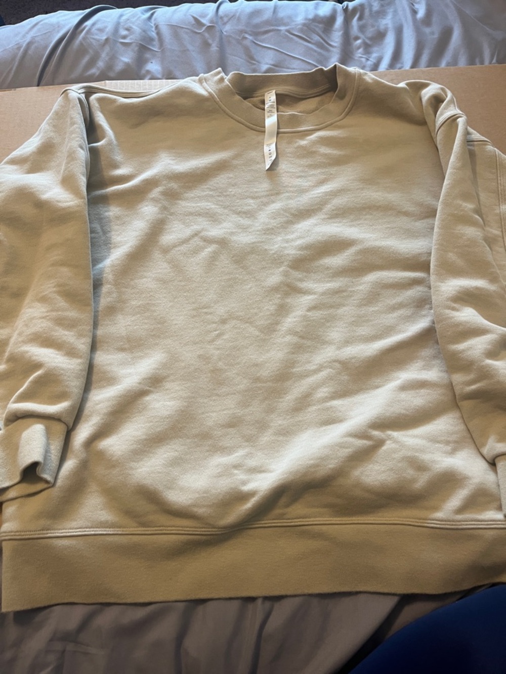 lululemon athletica Men's Crewneck Sweatshirt in tan color